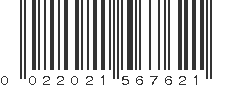 UPC 022021567621