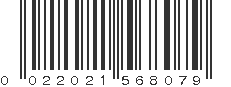 UPC 022021568079