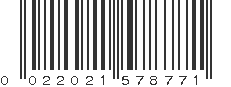 UPC 022021578771