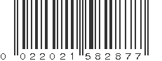 UPC 022021582877