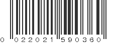 UPC 022021590360