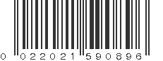 UPC 022021590896