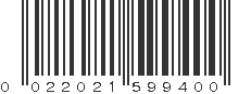 UPC 022021599400