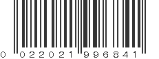 UPC 022021996841