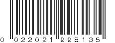 UPC 022021998135