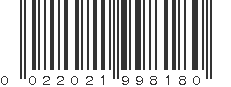 UPC 022021998180