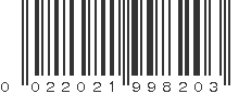 UPC 022021998203