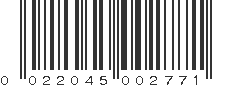 UPC 022045002771