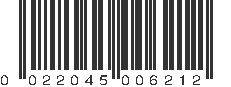 UPC 022045006212