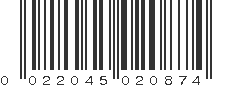 UPC 022045020874