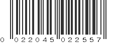 UPC 022045022557