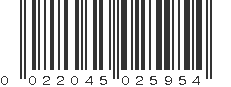 UPC 022045025954