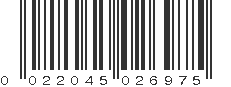 UPC 022045026975