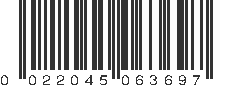 UPC 022045063697