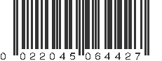 UPC 022045064427