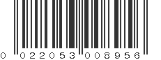 UPC 022053008956