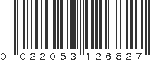 UPC 022053126827