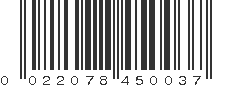 UPC 022078450037