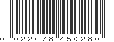 UPC 022078450280