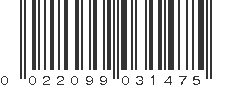 UPC 022099031475