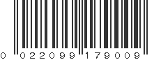 UPC 022099179009