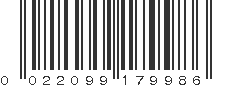 UPC 022099179986