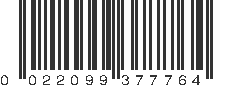 UPC 022099377764