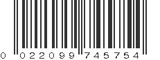 UPC 022099745754