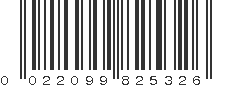 UPC 022099825326