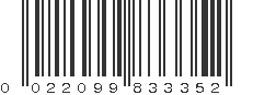 UPC 022099833352