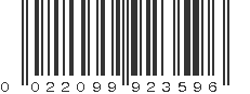 UPC 022099923596