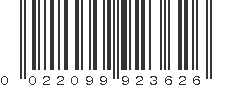 UPC 022099923626