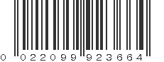 UPC 022099923664