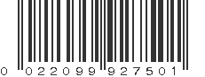 UPC 022099927501