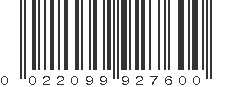 UPC 022099927600