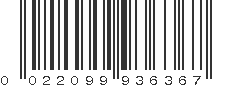 UPC 022099936367