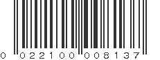 UPC 022100008137