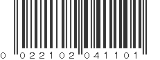 UPC 022102041101