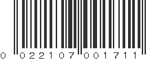 UPC 022107001711