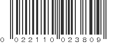 UPC 022110023809