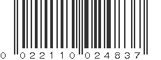 UPC 022110024837