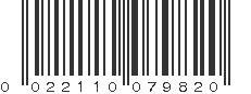 UPC 022110079820