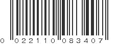 UPC 022110083407