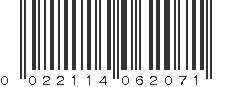 UPC 022114062071