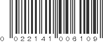 UPC 022141006109