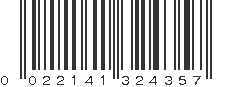 UPC 022141324357