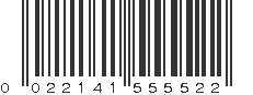 UPC 022141555522