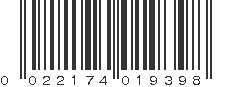 UPC 022174019398