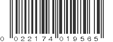 UPC 022174019565