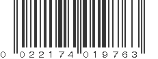 UPC 022174019763